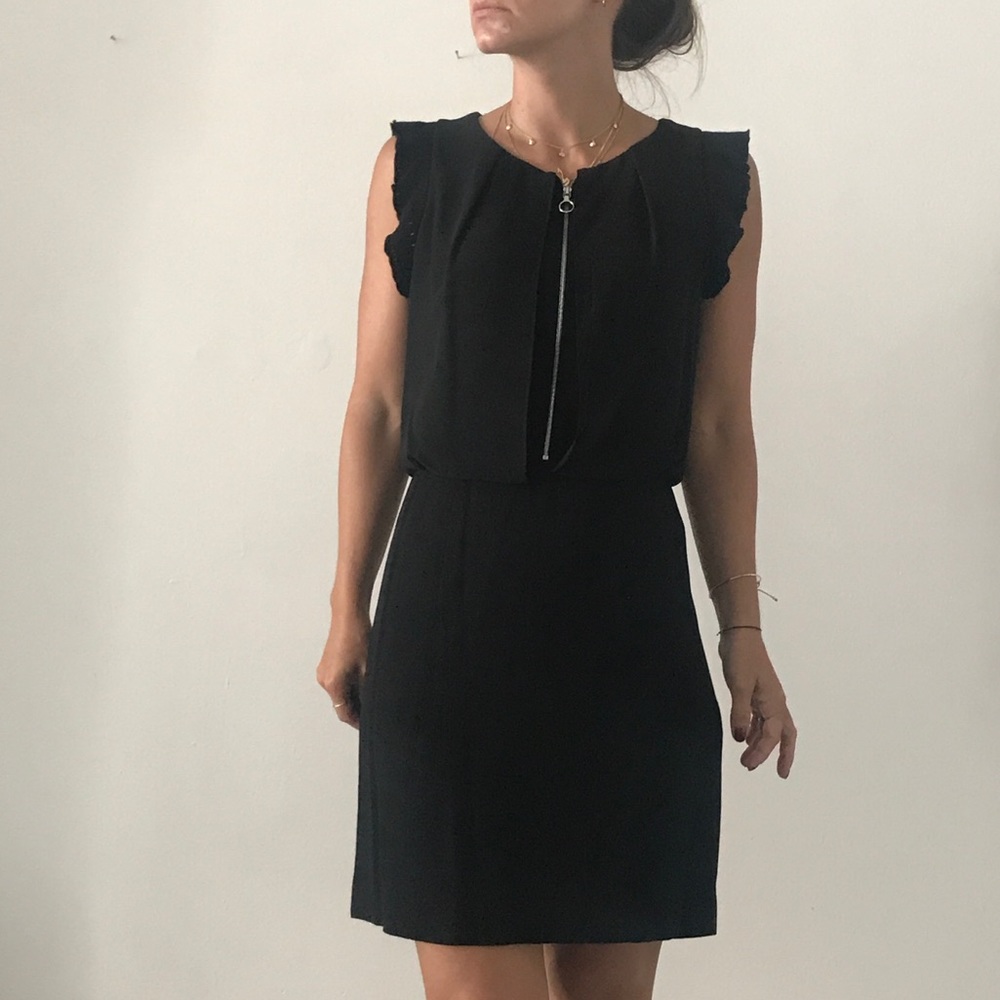 Sandro black dress S
